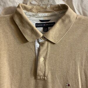 Tommy Hilfiger Men's Beige Polo Shirt